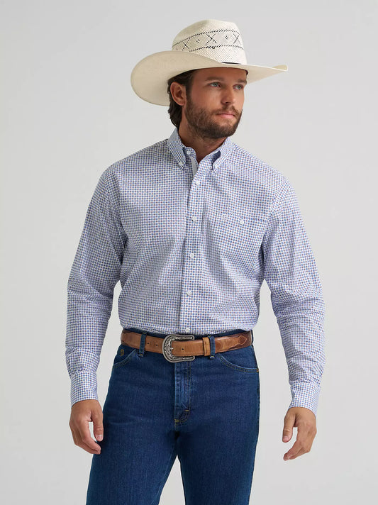 George Strait™ Long Sleeve Button Down One Pocket Shirt