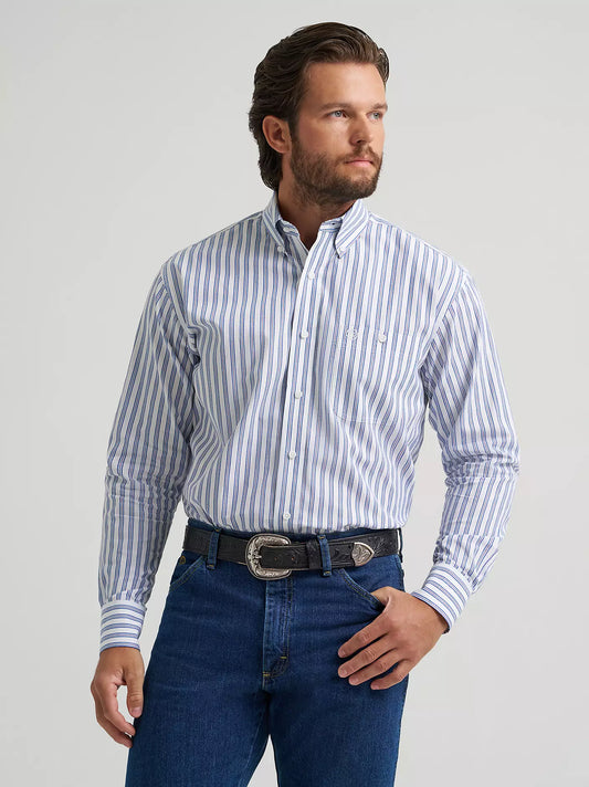 George Strait™ Long Sleeve Button Down One Pocket Shirt