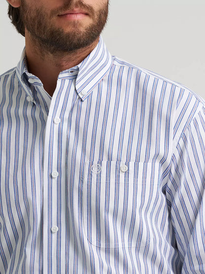 George Strait™ Long Sleeve Button Down One Pocket Shirt