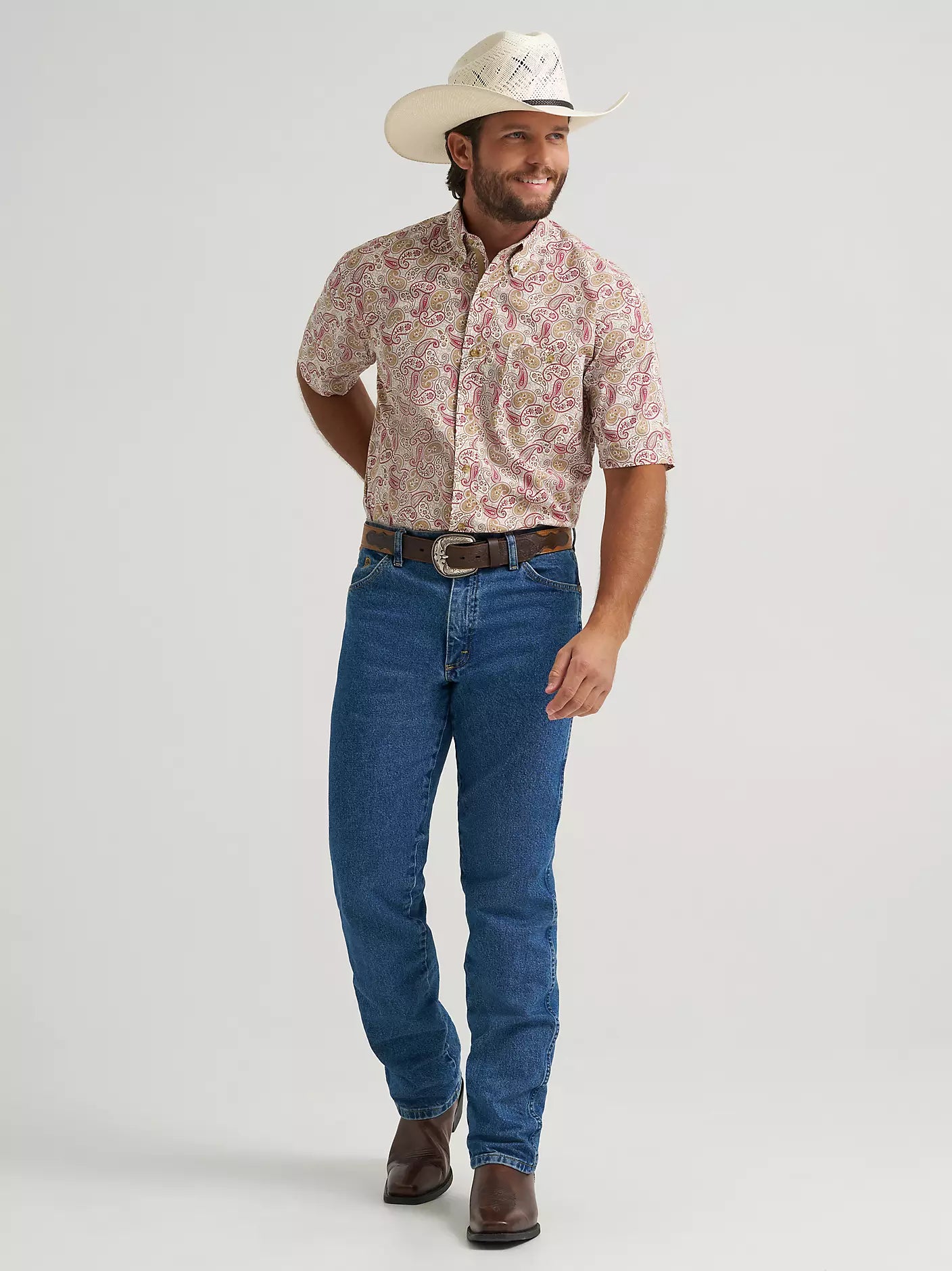 George Strait™ Short Sleeve One Pocket Button Down Shirt