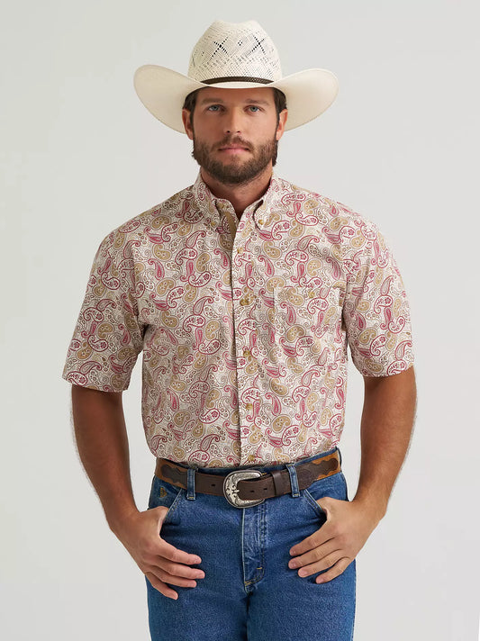 George Strait™ Short Sleeve One Pocket Button Down Shirt