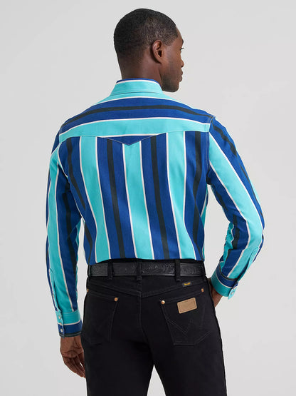 Vintage-Inspired Brushpopper Western Snap Workshirt