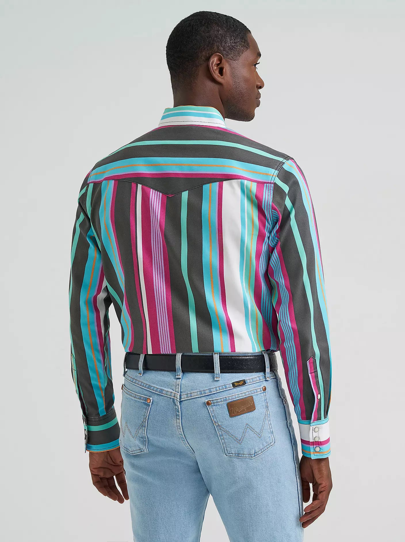 Vintage-Inspired Brushpopper Western Snap Workshirt