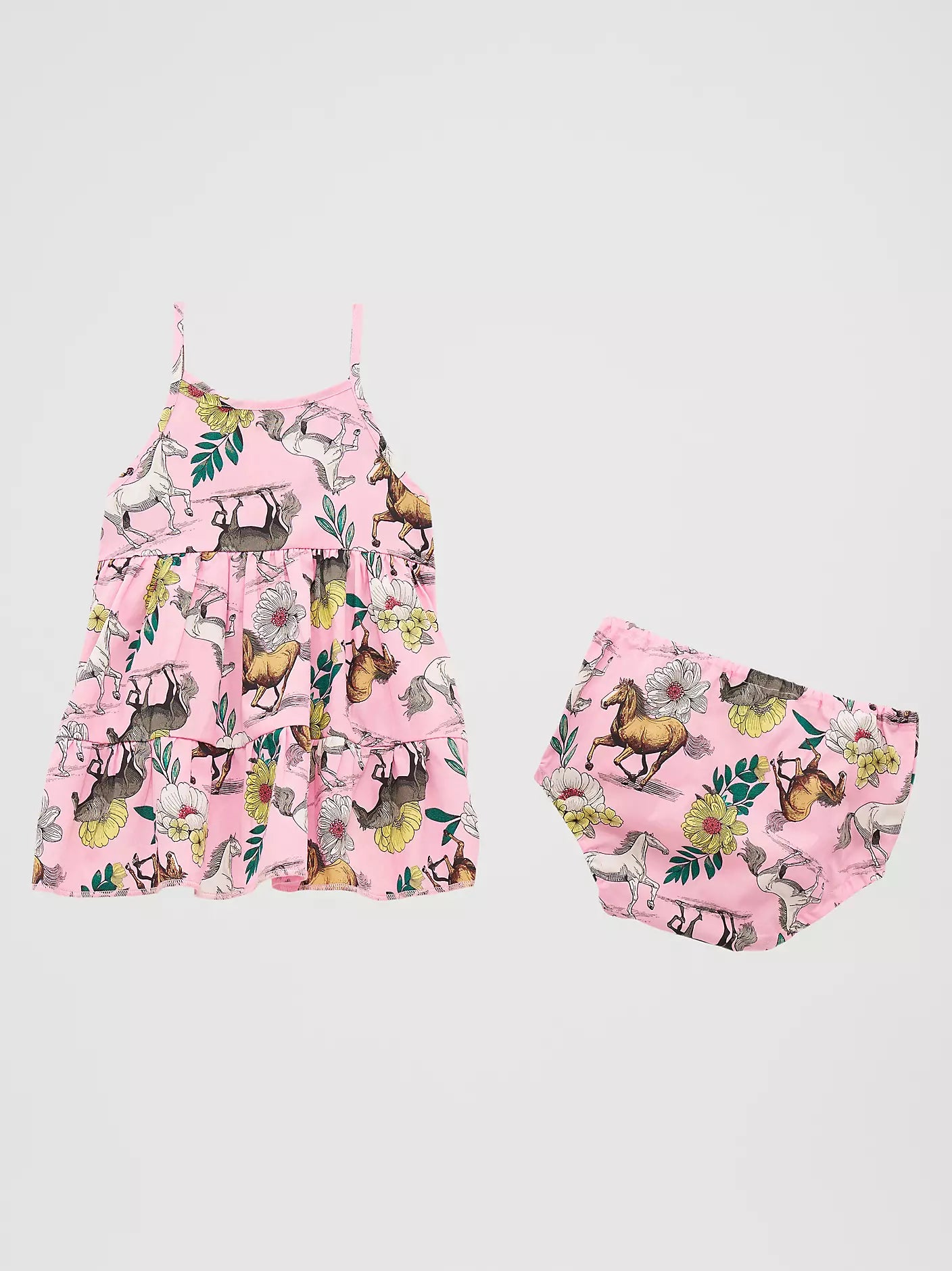 Little Girl's Printed Tiered Dress