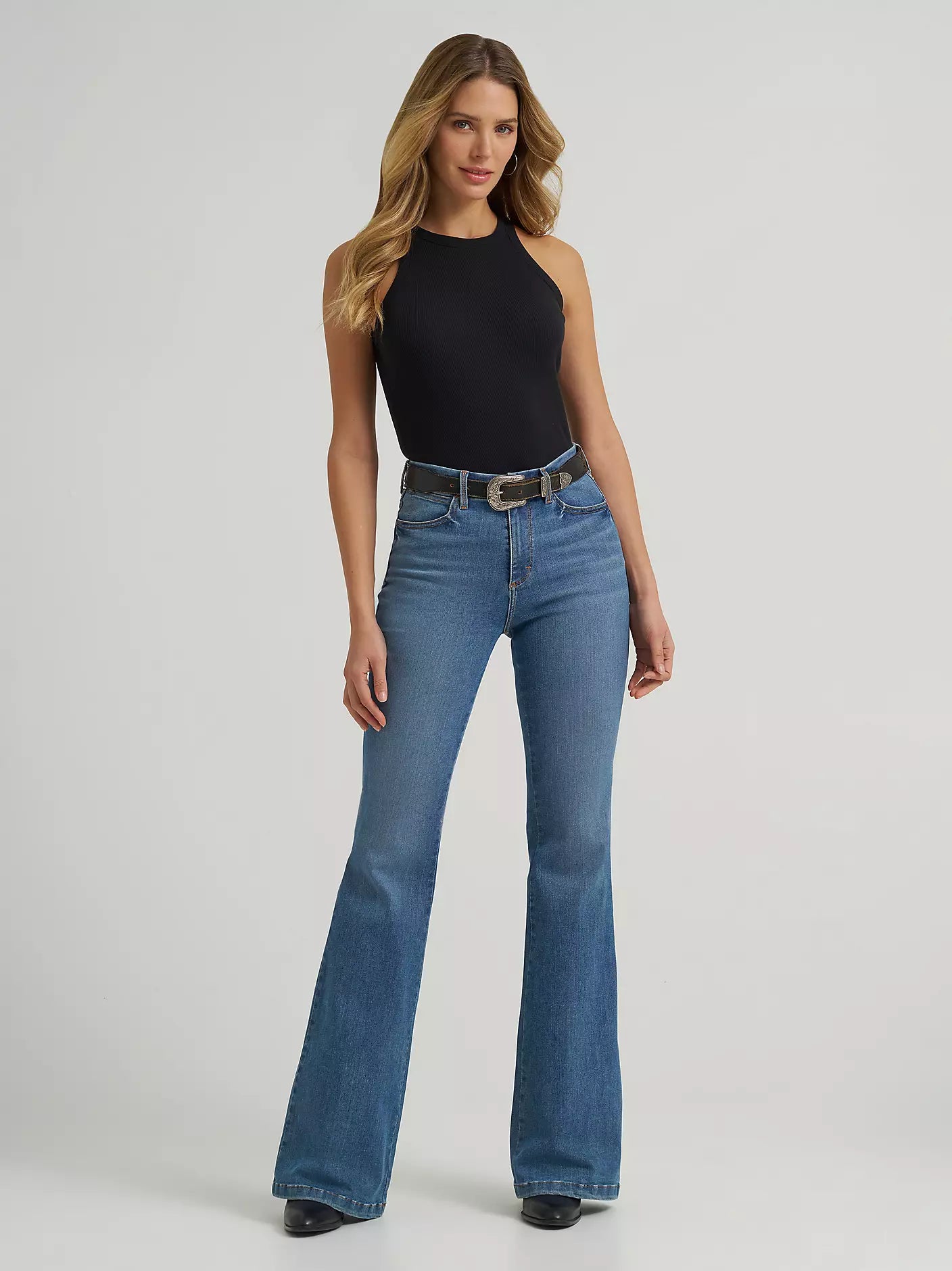 Bespoke High Rise Flare Jean