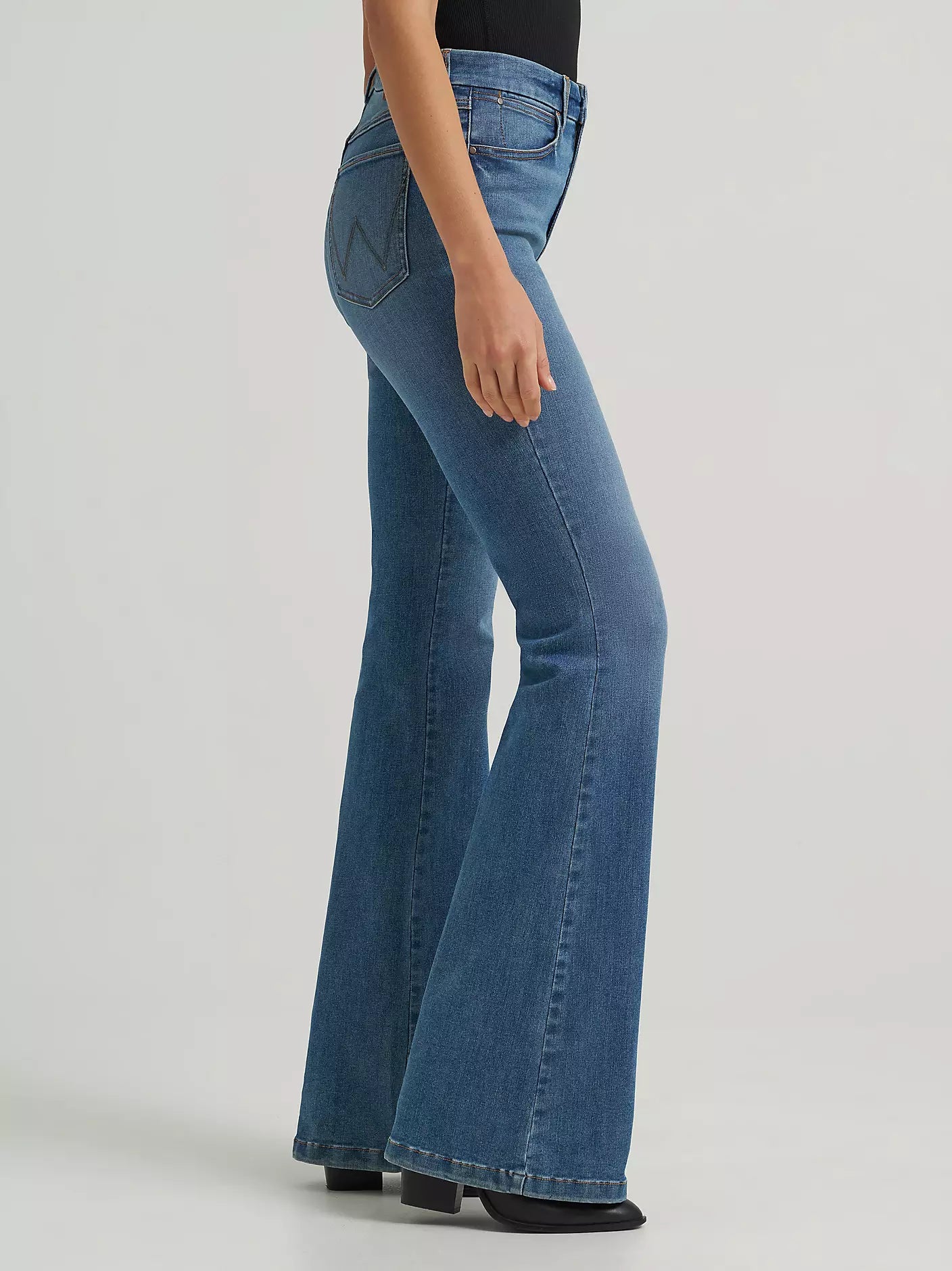 Bespoke High Rise Flare Jean