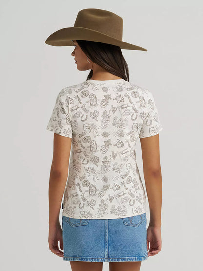 All Over Print Slim Tee