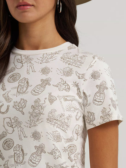 All Over Print Slim Tee