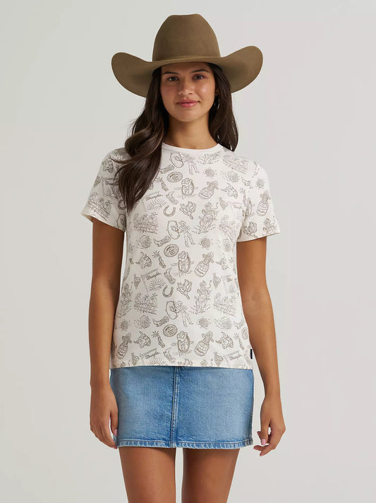 All Over Print Slim Tee