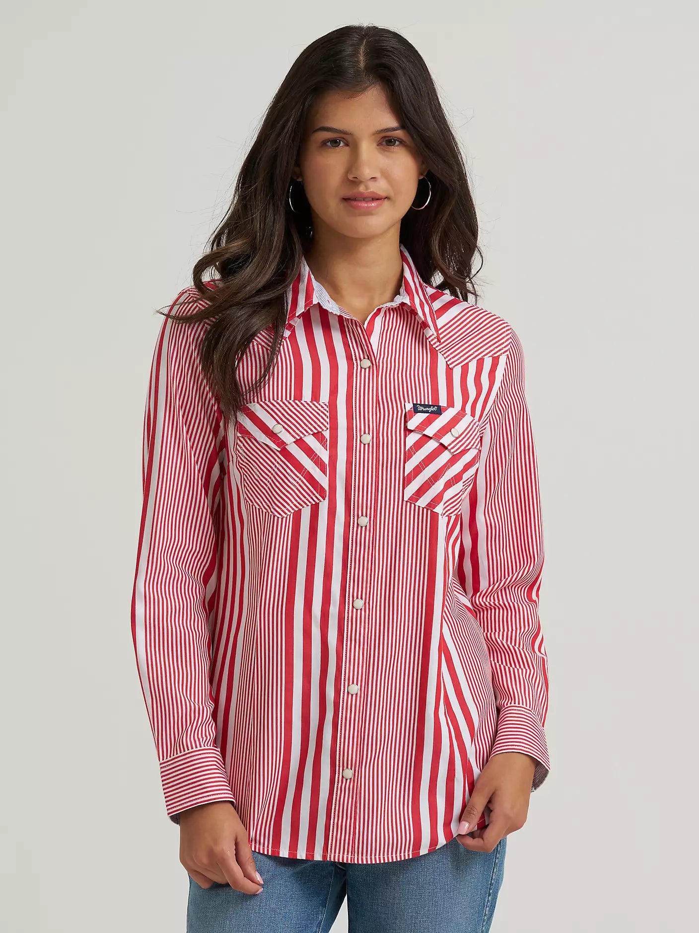 Women's Wrangler Olivia Western Slim Snap Shirt