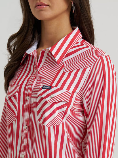 Women's Wrangler Olivia Western Slim Snap Shirt