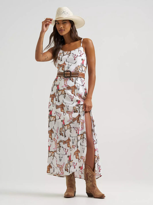 Women's Western Tank Maxi Dress