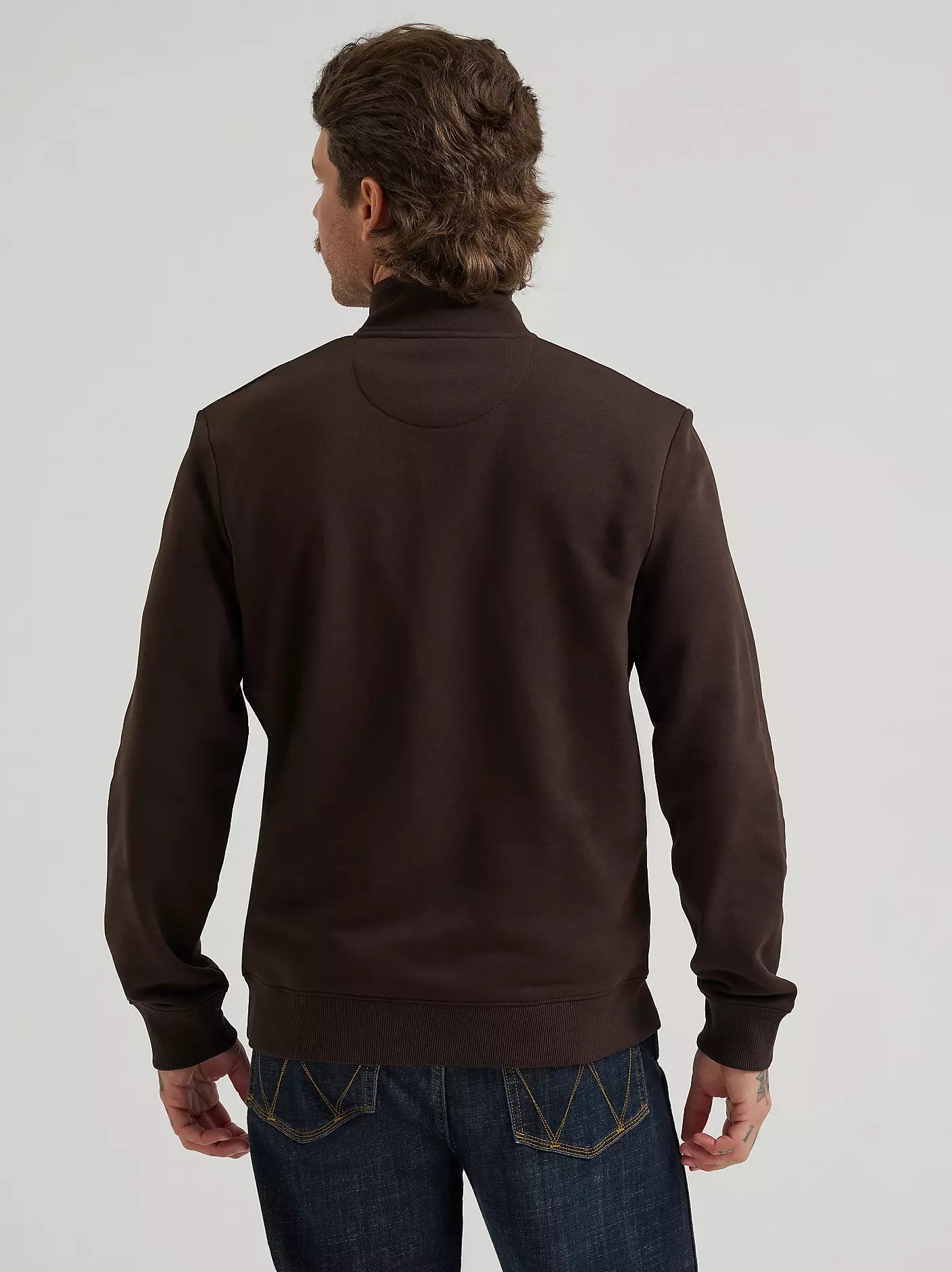 Longhorn Wrangler Quarter-Zip Fleece Pullover