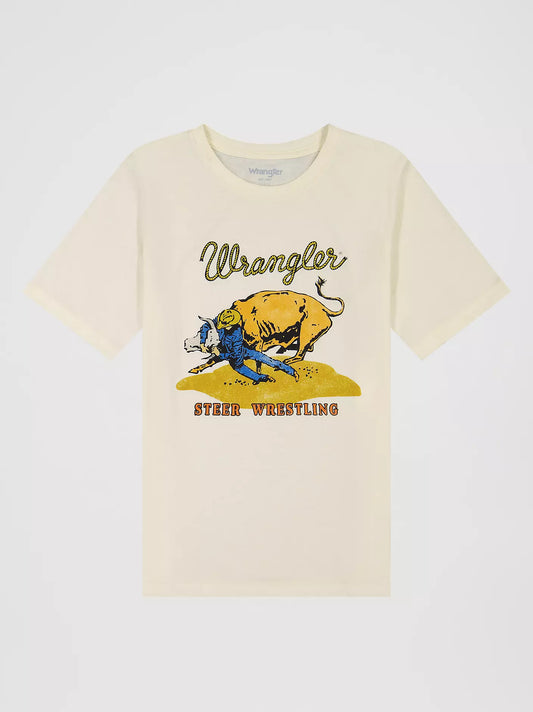 Boy's Steer Wrestling T-Shirt