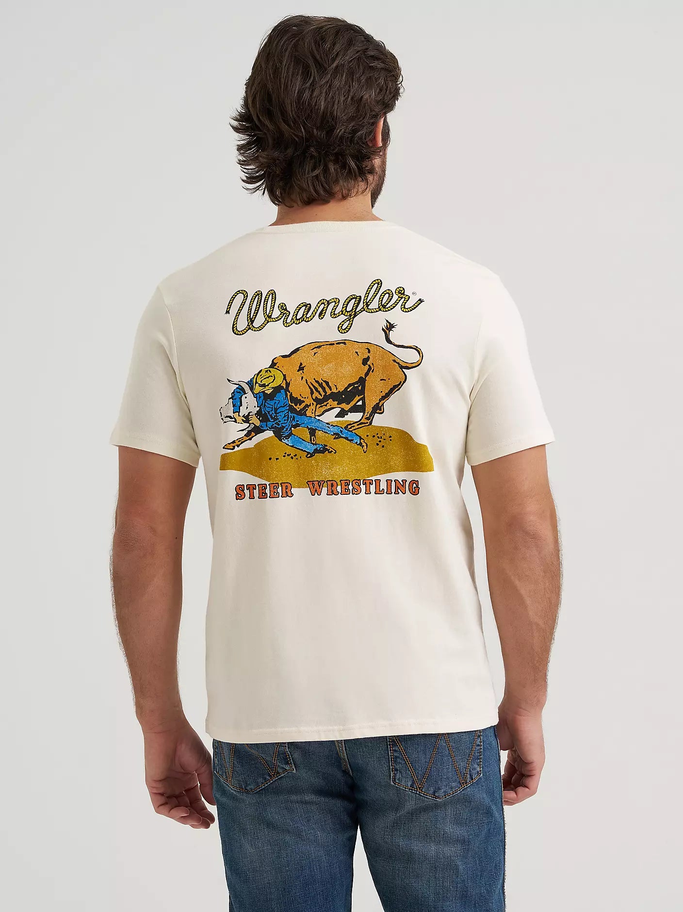 Steer Wrestling Graphic T-Shirt