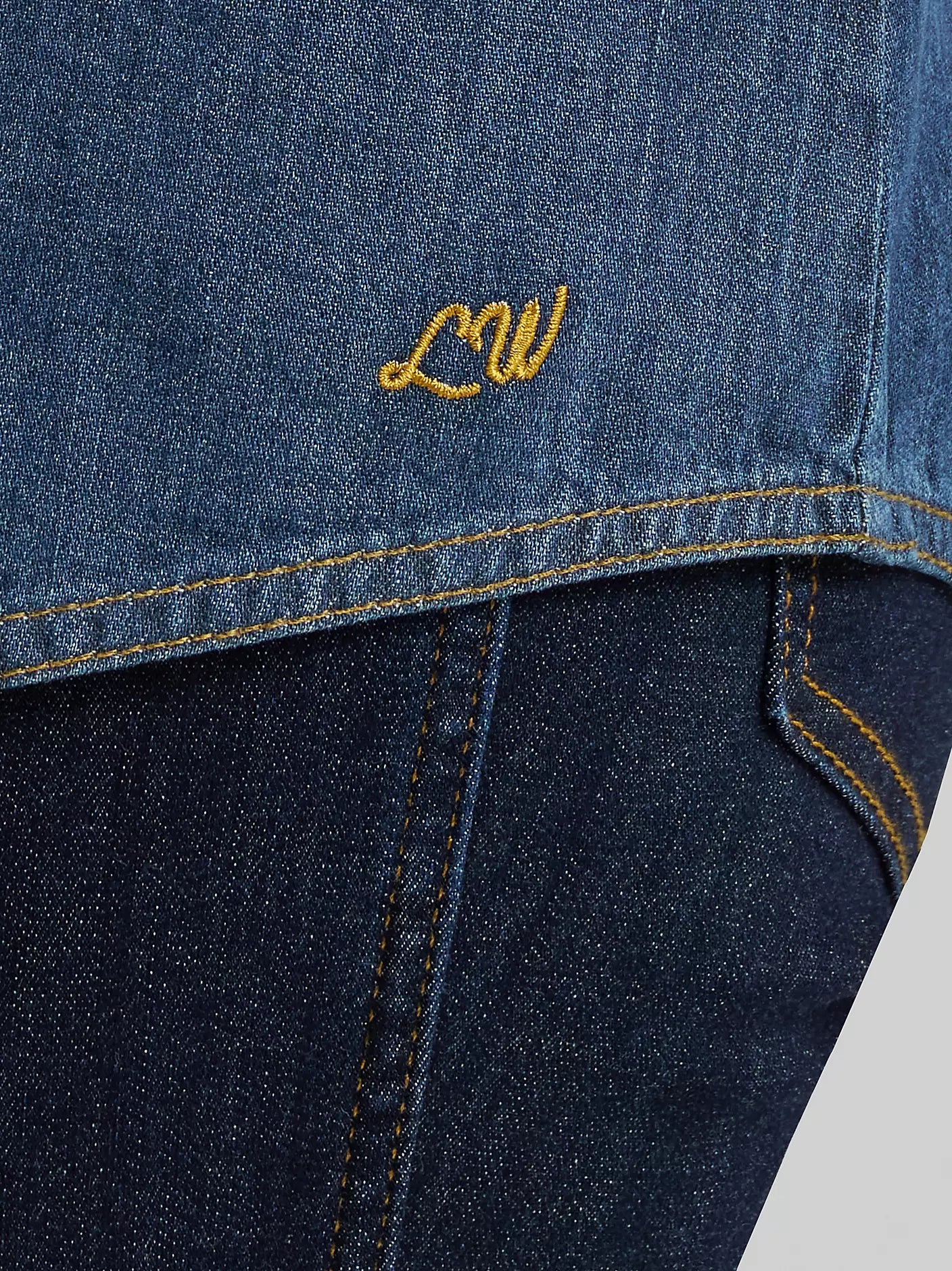 Lainey Wilson x Wrangler Flame Sleeveless Denim Shirt