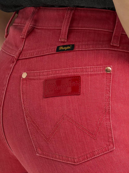 Lainey Wilson x Wrangler Red Flare Jeans