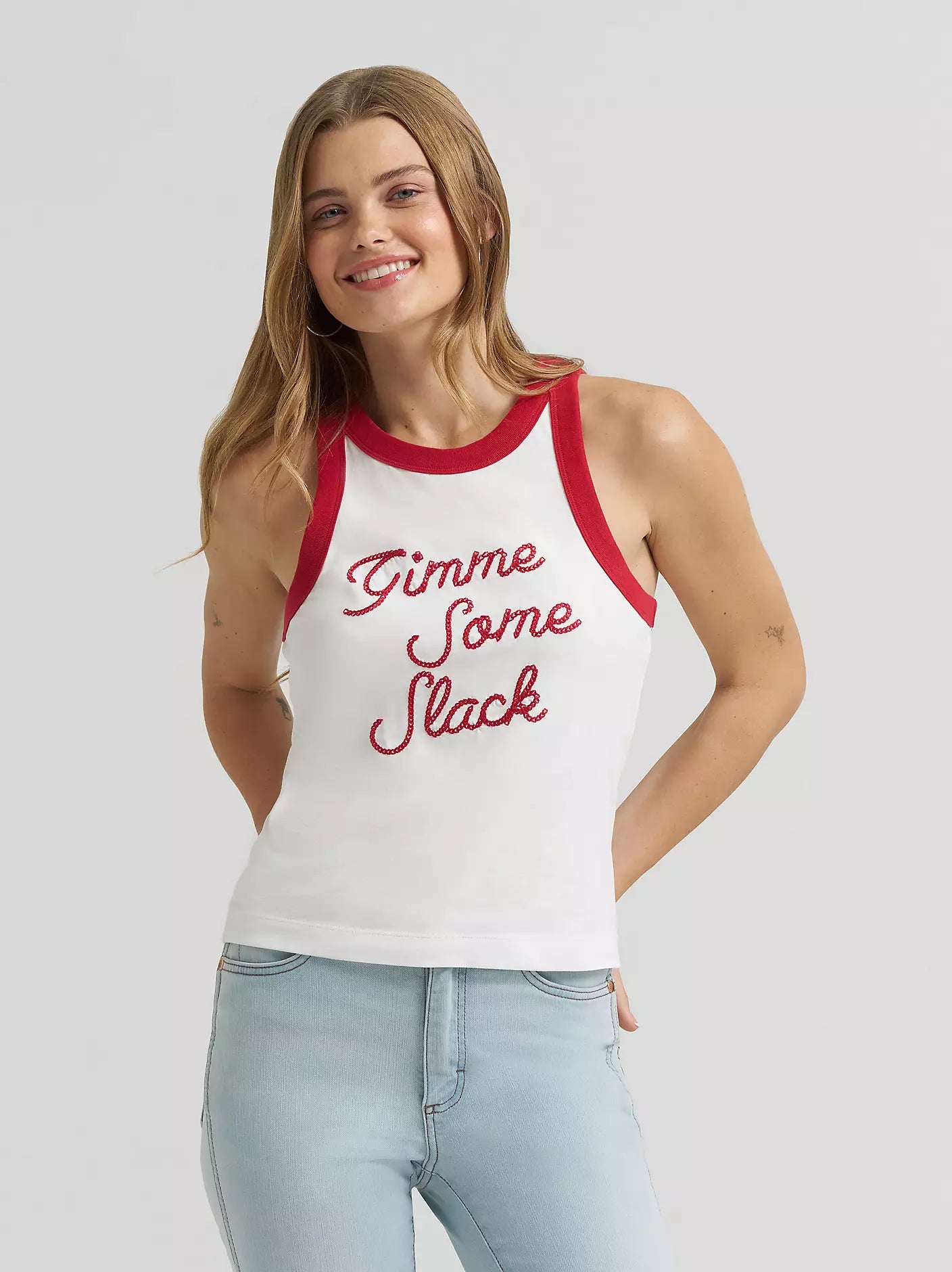 Lainey Wilson x Wrangler Gimme Some Slack Tank