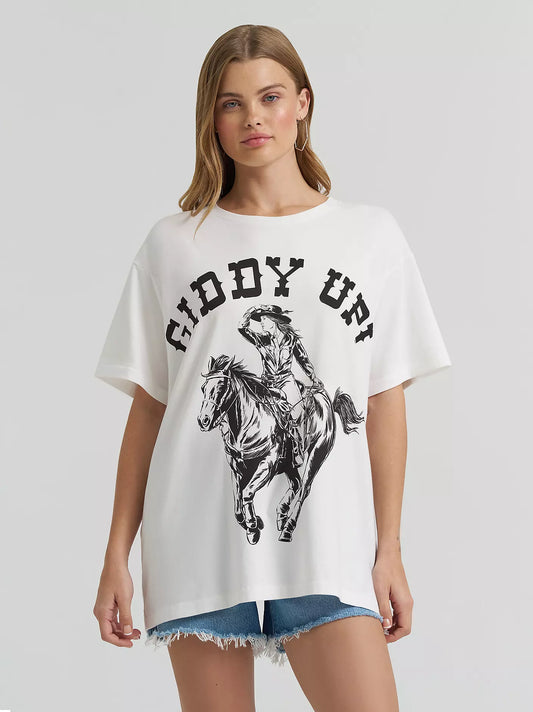 Lainey Wilson x Wrangler Giddy Up Tee