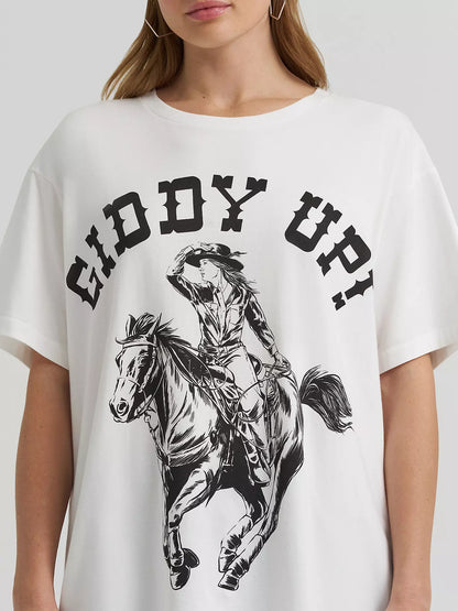 Lainey Wilson x Wrangler Giddy Up Tee