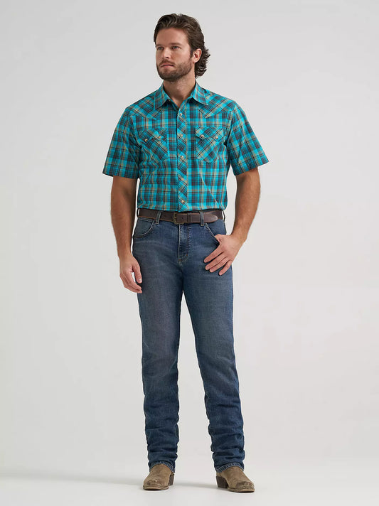 Mens Retro Slim Bootcut Jeans