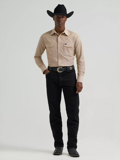 Cowboy Cut® Long Sleeve Western Snap Chambray Work Shirt