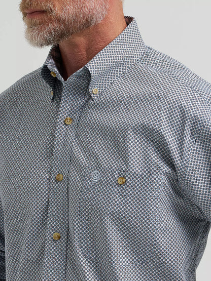 George Strait™ Long Sleeve Button Down One Pocket Shirt