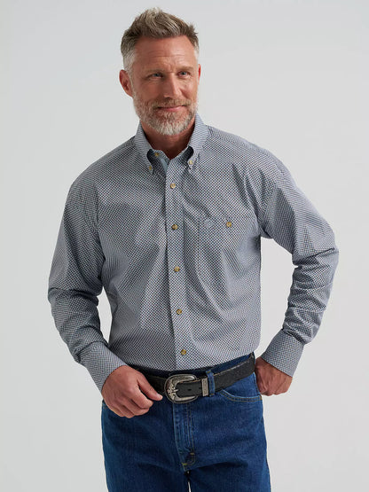 George Strait™ Long Sleeve Button Down One Pocket Shirt