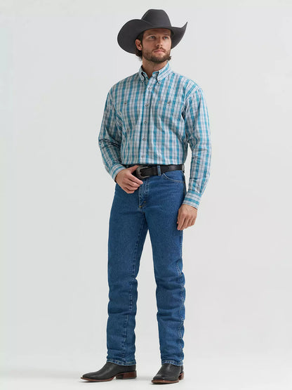 George Strait™ Long Sleeve Button Down Two Pocket Shirt