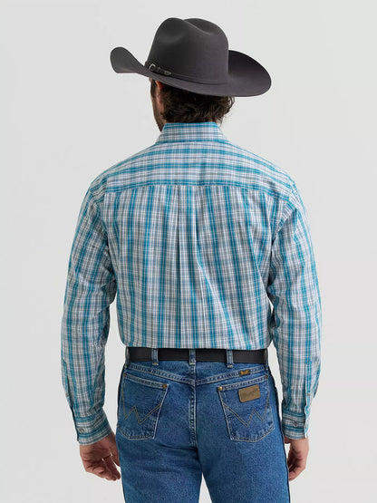 George Strait™ Long Sleeve Button Down Two Pocket Shirt