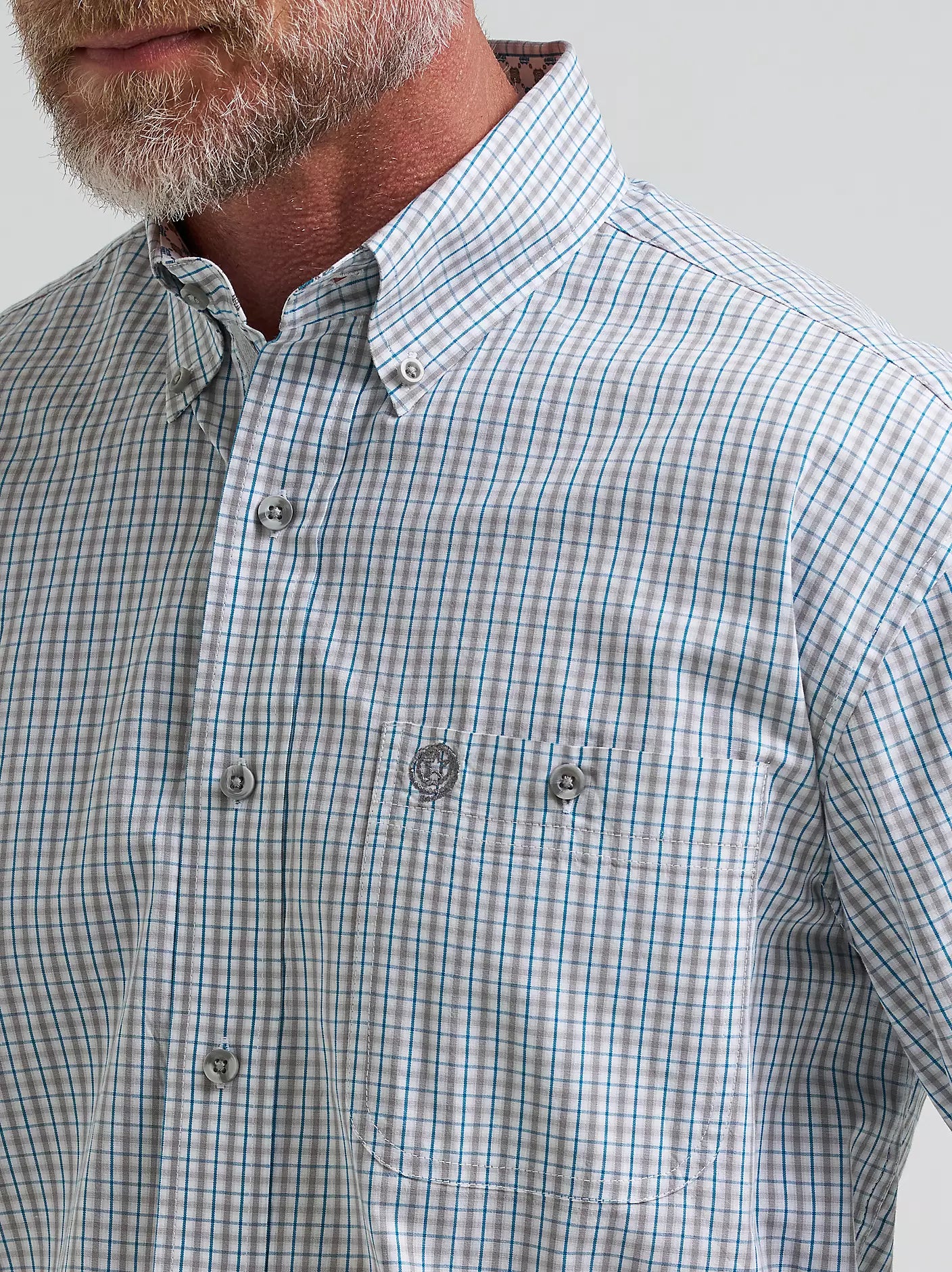 George Strait™ Long Sleeve Button Down One Pocket Shirt