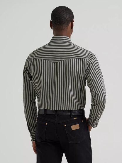 Vintage-Inspired Brushpopper Western Snap Workshirt