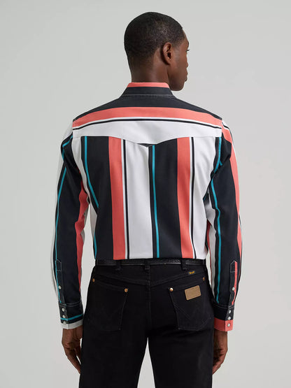 Vintage-Inspired Brushpopper Western Snap Workshirt