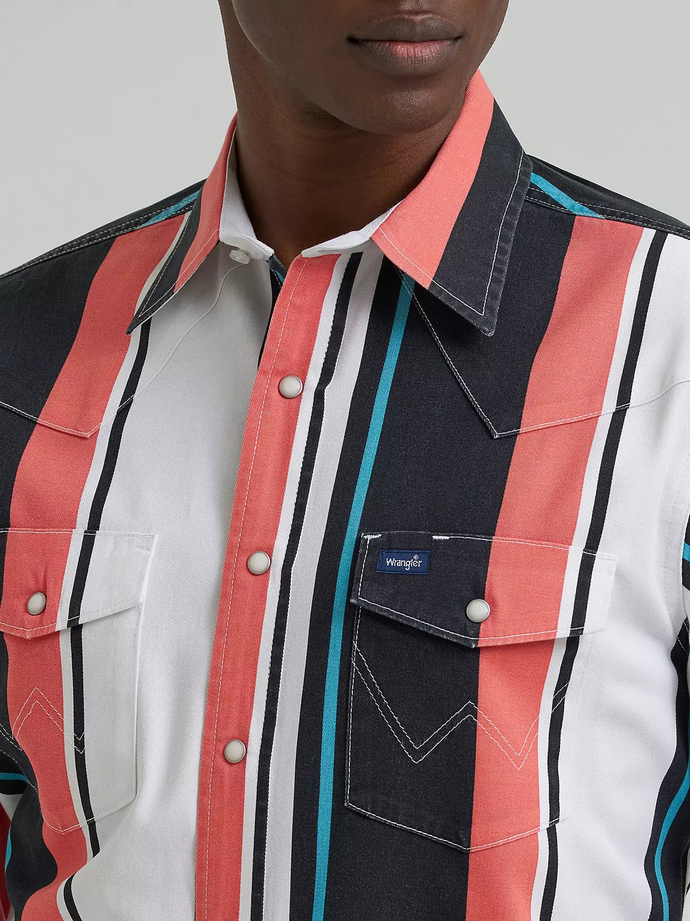 Vintage-Inspired Brushpopper Western Snap Workshirt