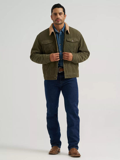 Men's Sherpa Lined Corduroy Jacket
