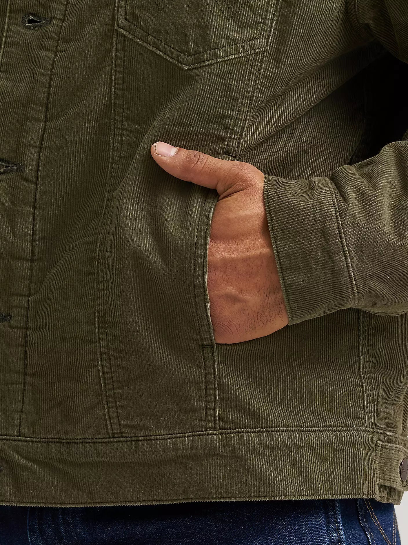 Men's Sherpa Lined Corduroy Jacket