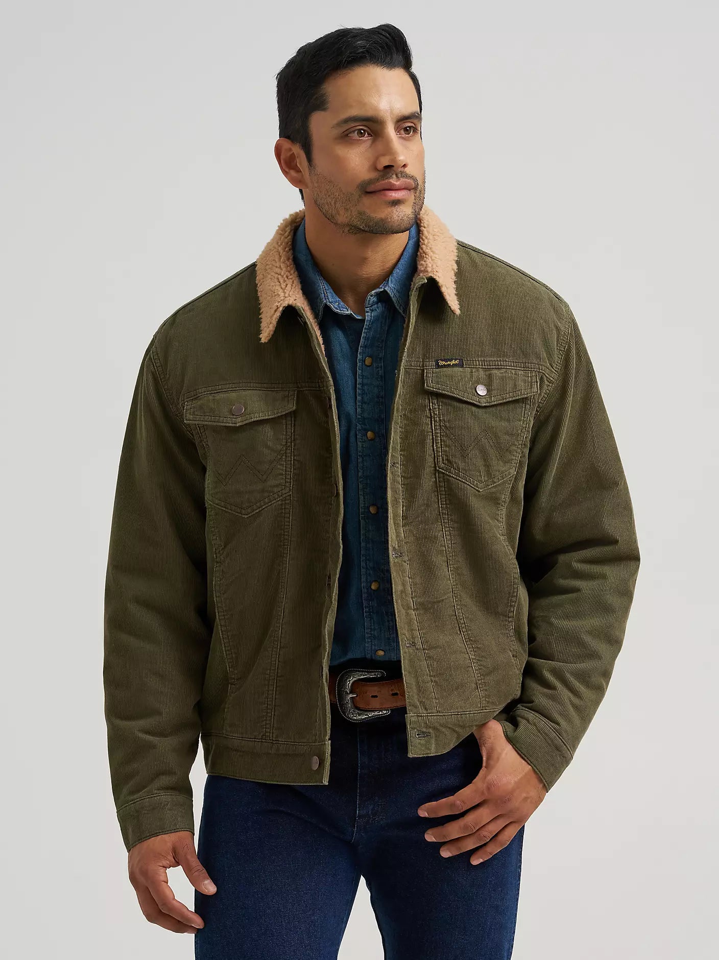 Men's Sherpa Lined Corduroy Jacket