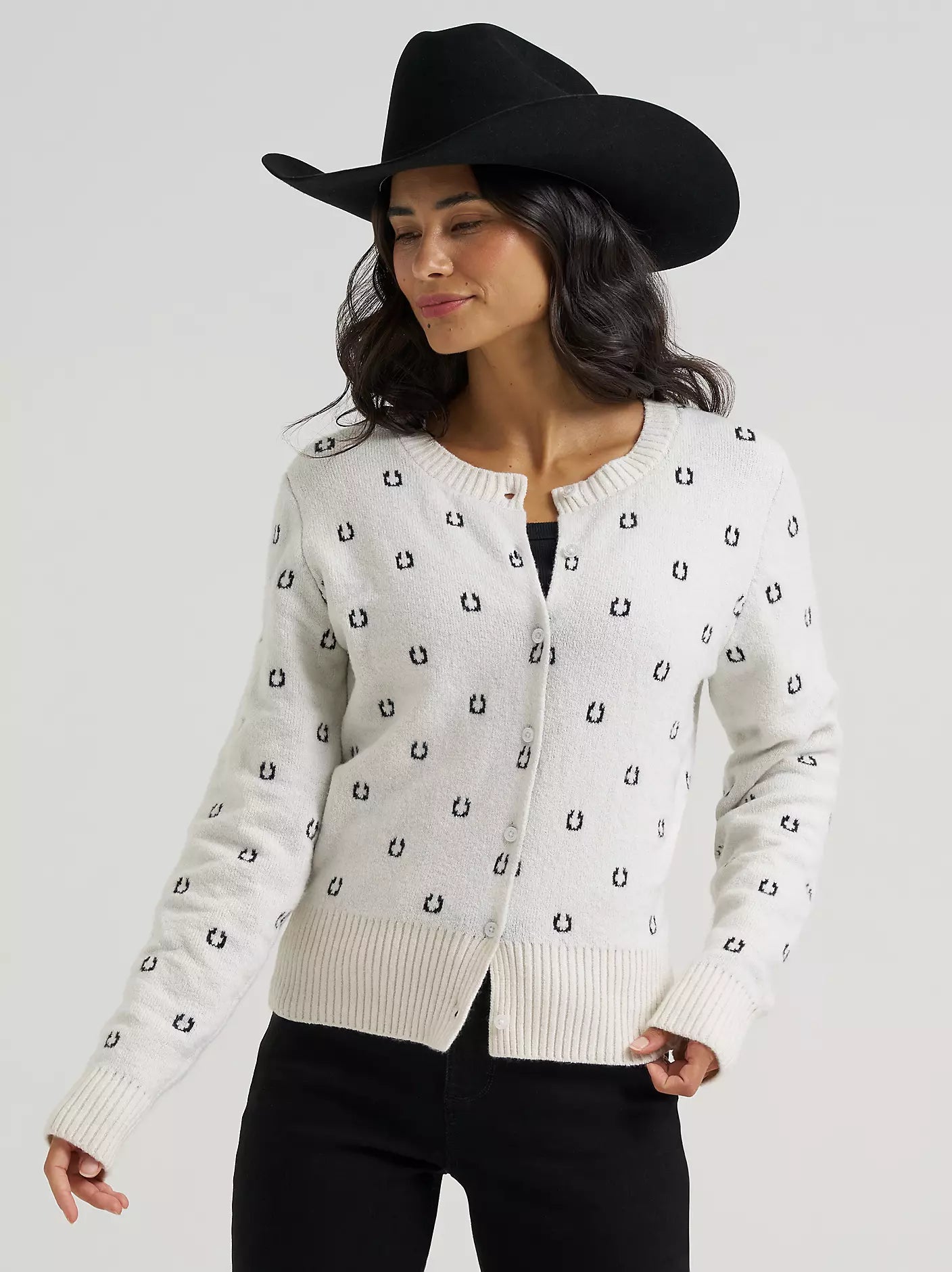 Women's Western Fitted Cardigan Sweater