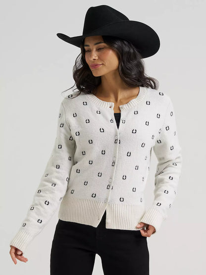 Women's Western Fitted Cardigan Sweater