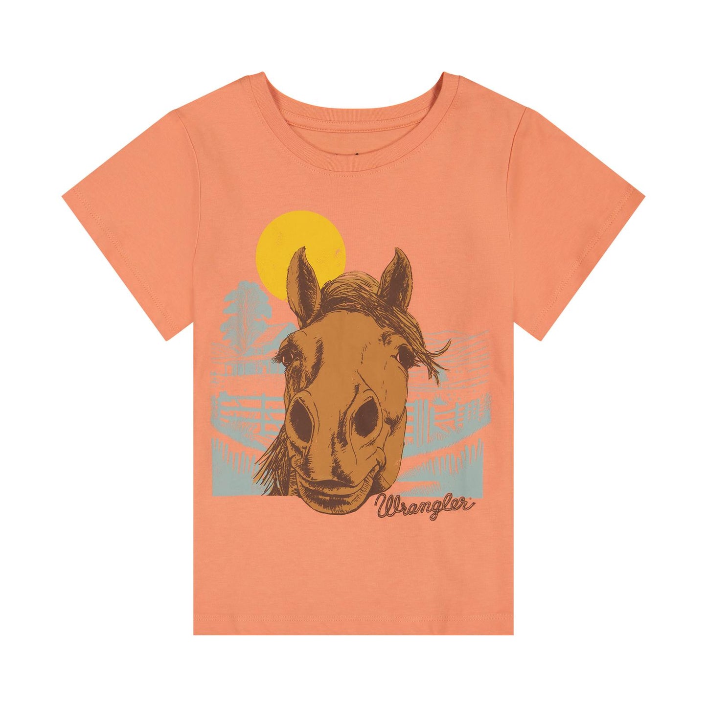 Girls Peach Tshirt