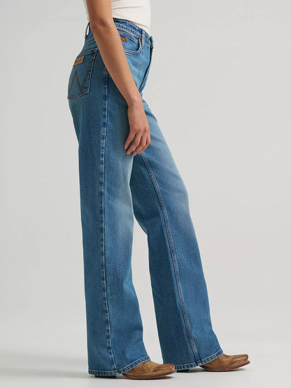 High Rise Skylar Relaxed Bootcut Wrangler Riding Jean