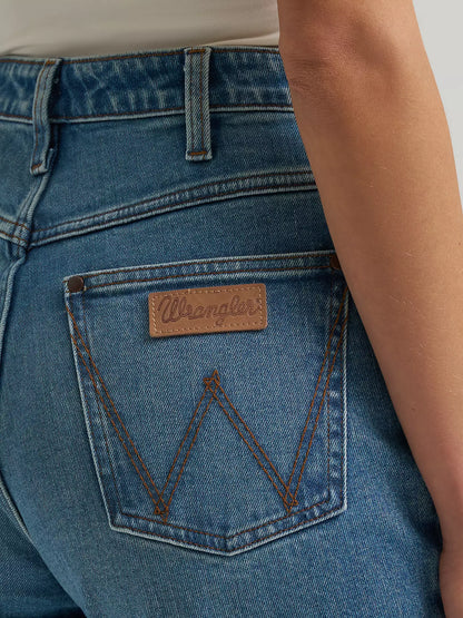 High Rise Skylar Relaxed Bootcut Wrangler Riding Jean
