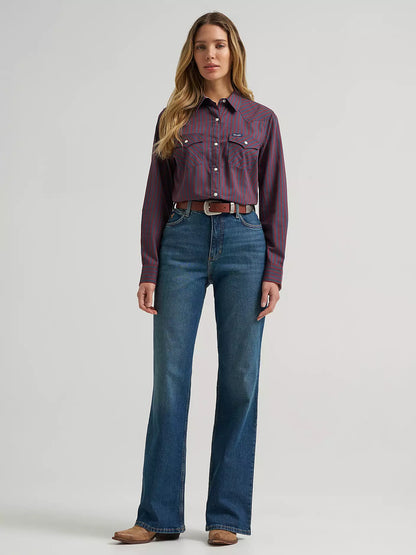 Women's Wrangler Olivia Western Slim Snap Shirt