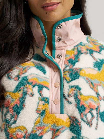 Women's Wrangler Big Sky Sherpa Snap Pullover