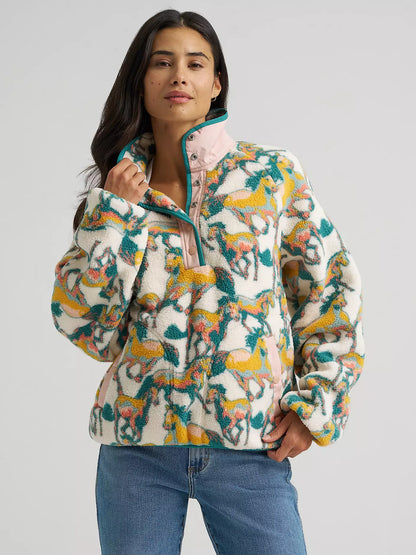 Women's Wrangler Big Sky Sherpa Snap Pullover