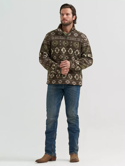 Men's Hay Away Sherpa Quarter-Zip Pullover