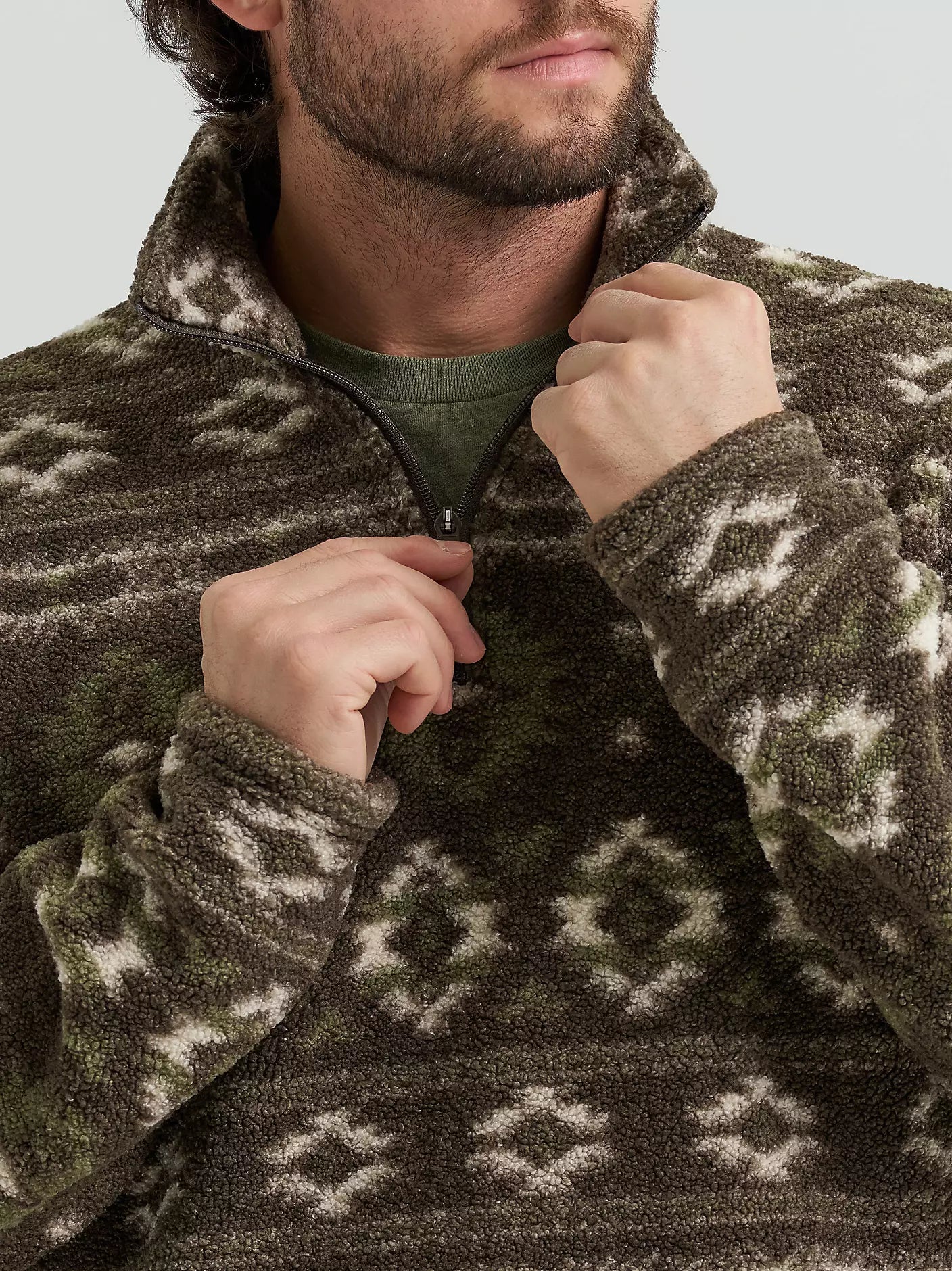 Men's Hay Away Sherpa Quarter-Zip Pullover