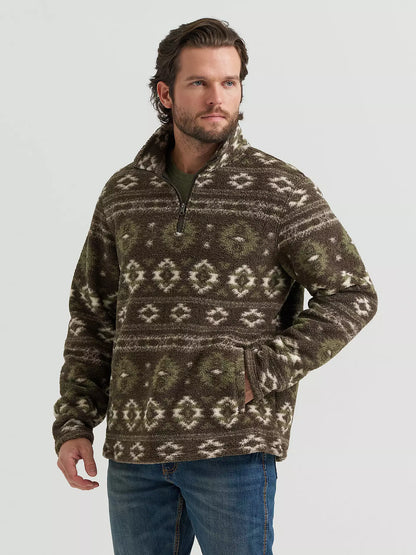 Men's Hay Away Sherpa Quarter-Zip Pullover