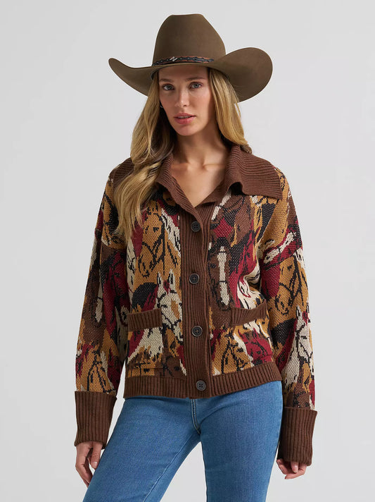 Ladies Horse Sweater