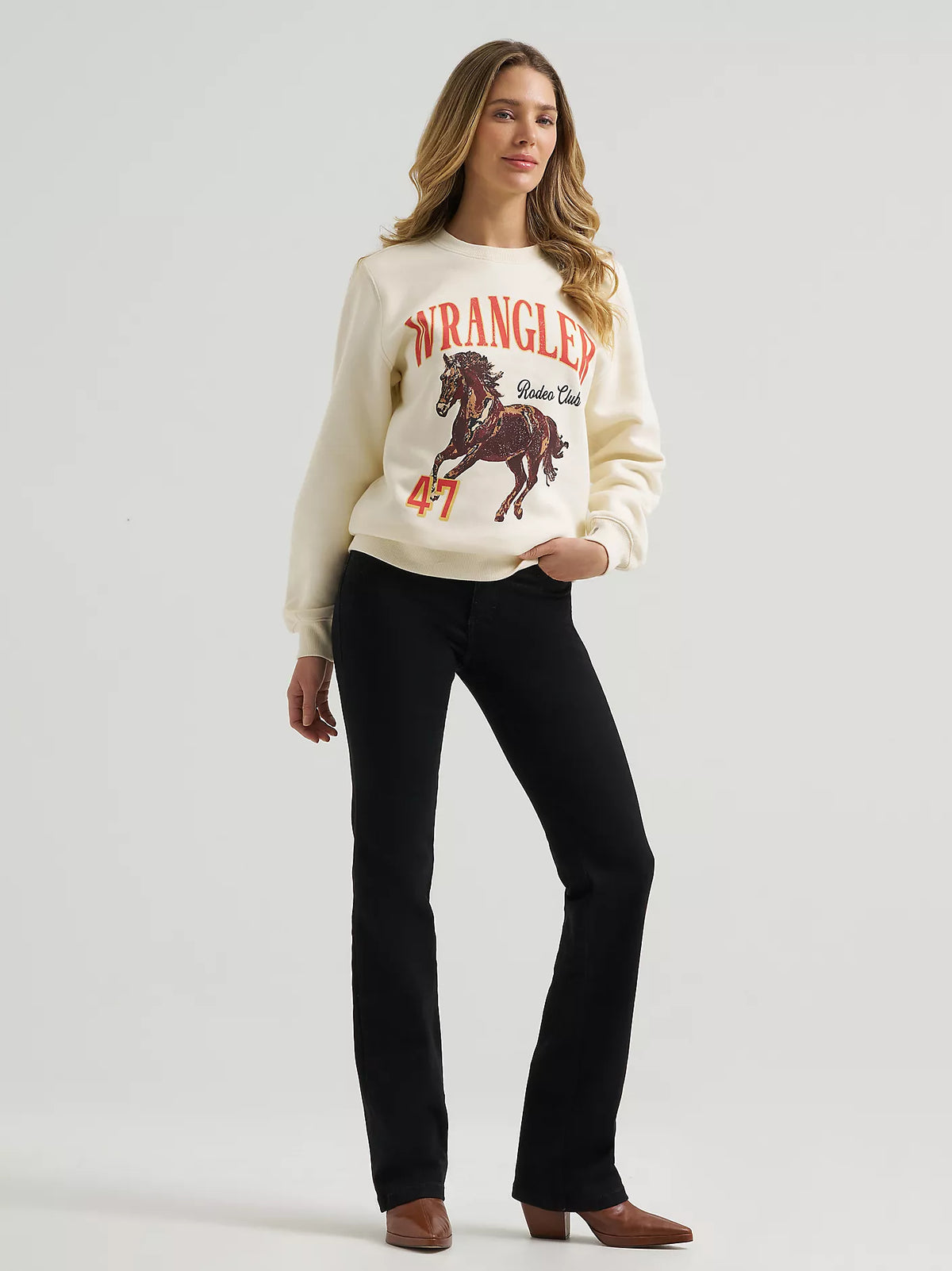Ladies Fleece Crewneck